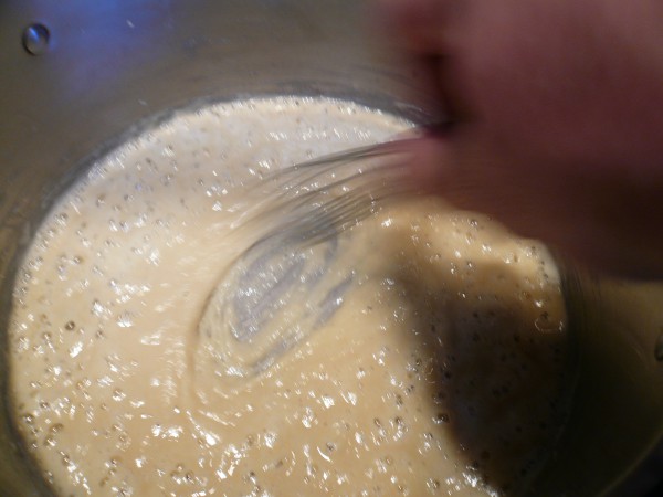 whisk flour and butter together
