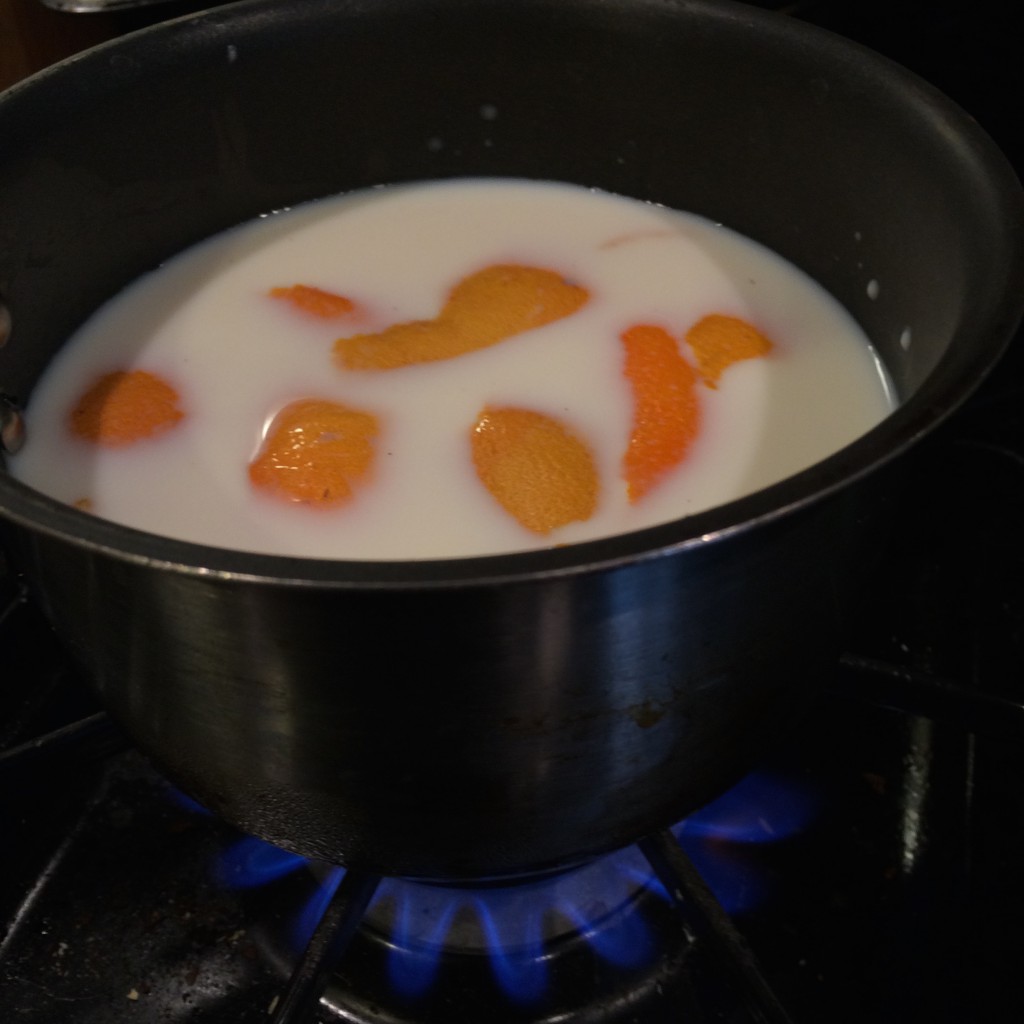 bavaroise infuse milk with orange